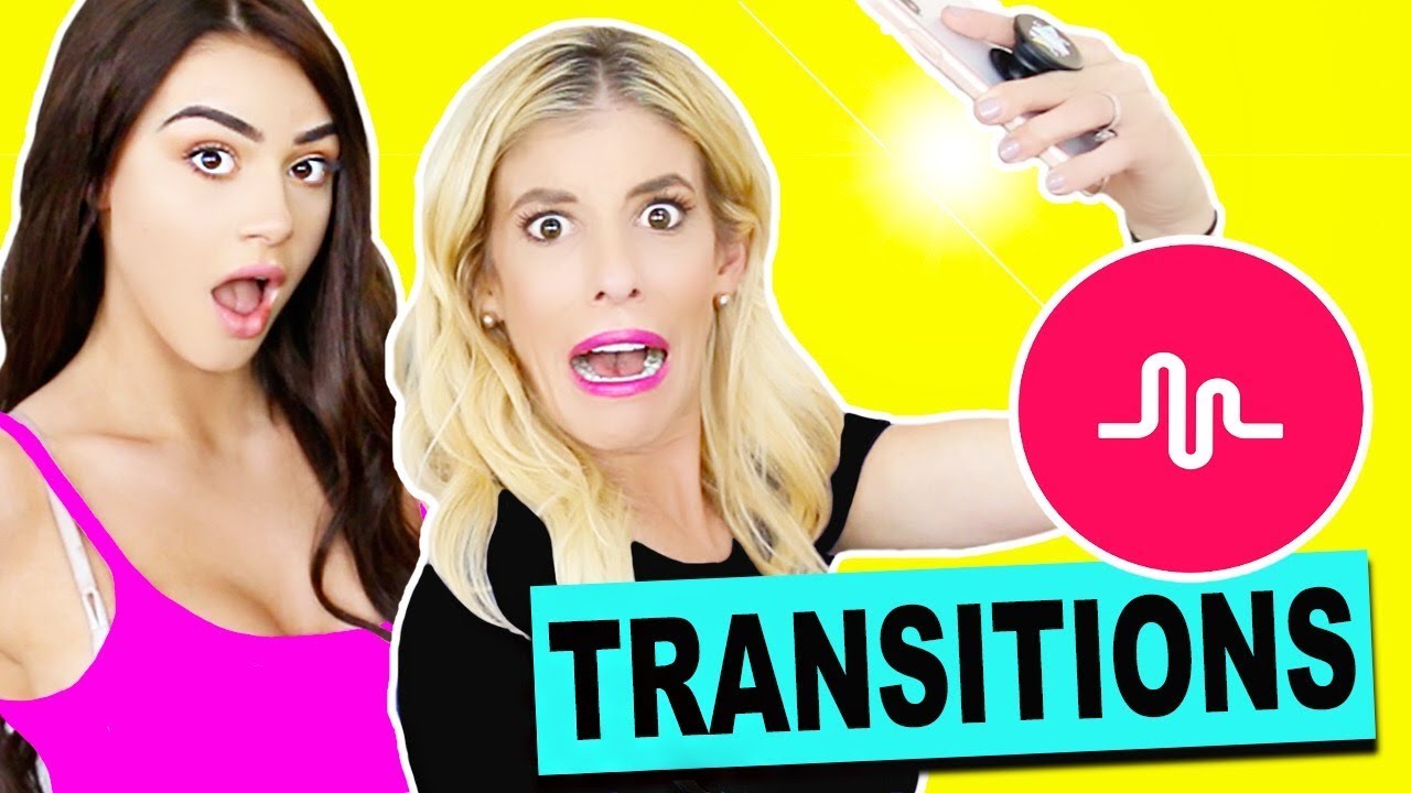 Musical.ly Transition Game with Kristen Hancher! Learn how to do transitions on Musically