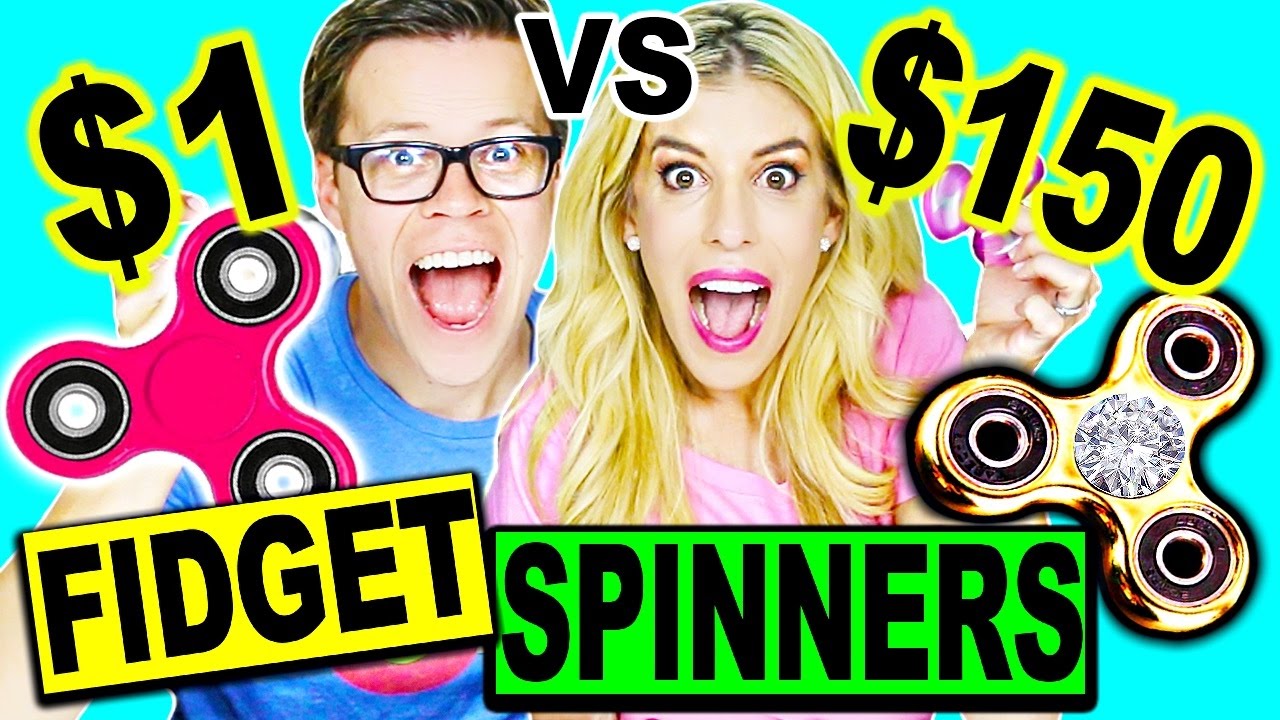 $1 VS $150 FIDGET SPINNER CHALLENGE!!