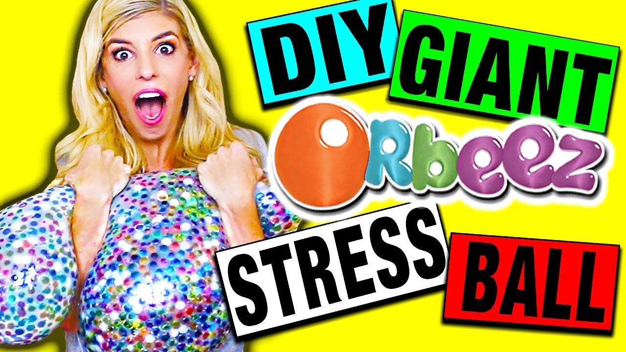 DIY GIANT ORBEEZ STRESS BALL! Super Squishy and Fun!