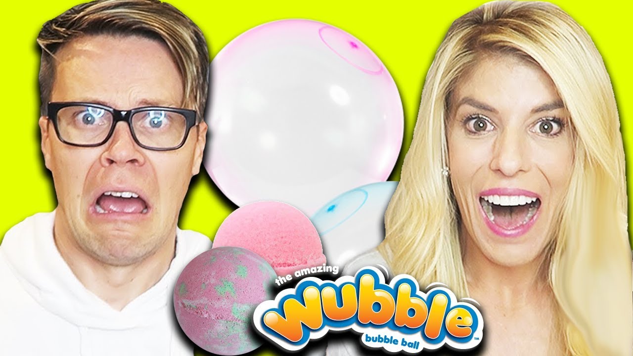 DIY Wubble Bubble Vs. Bath Bomb Challenge!