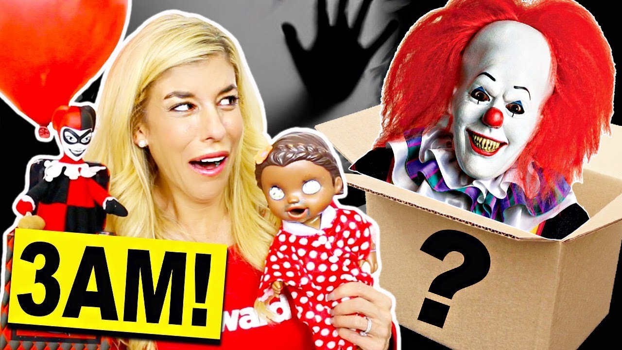 Don't Open A Mystery Valentine's Day Box at 3AM! (Surprise Reaction)