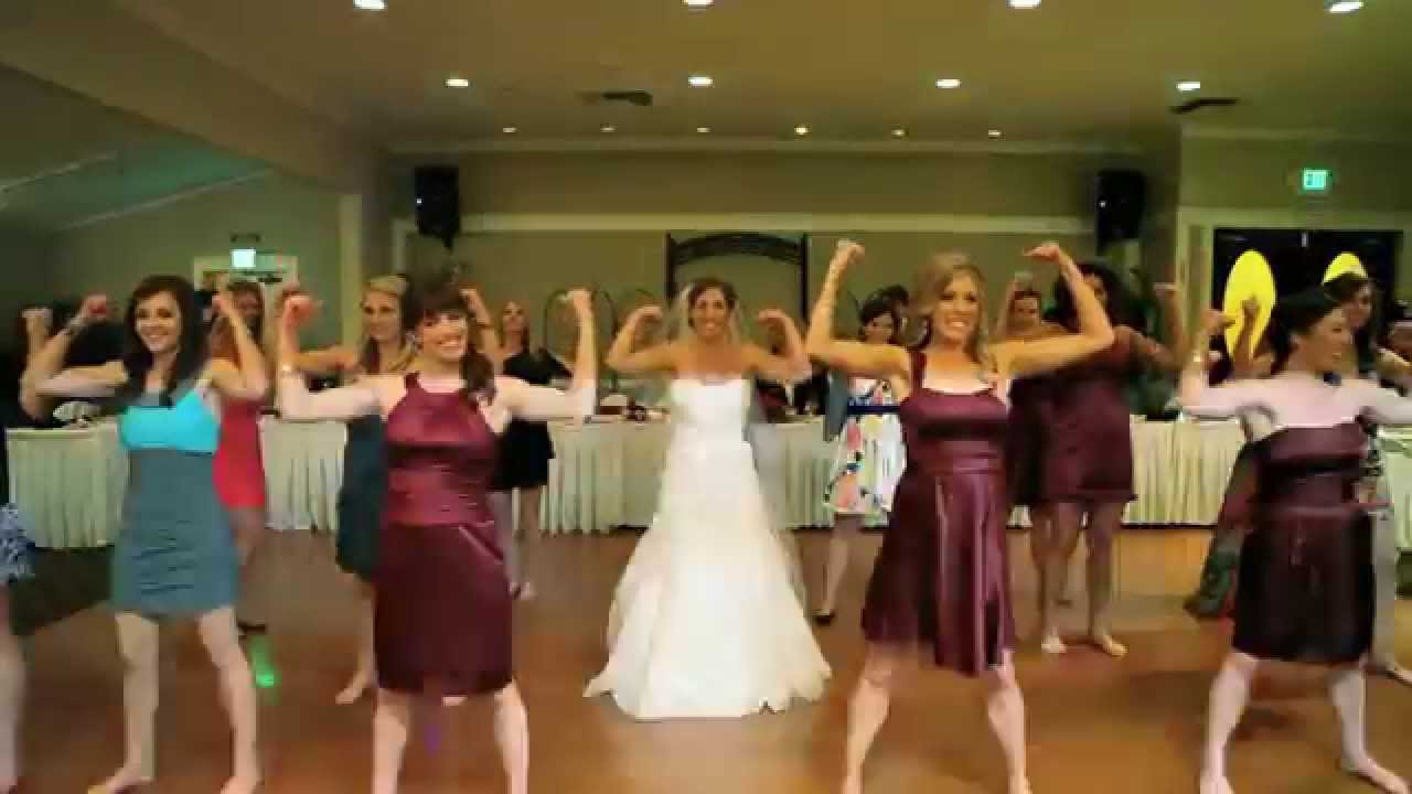 FLASH MOB-My Sister's Wedding (LMFAO Sexy and I Know It)