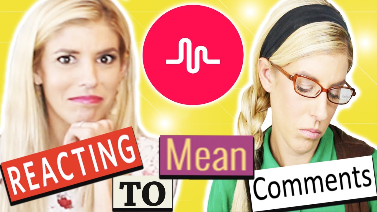 REACTING TO MEAN MUSICAL.LY COMMENTS!