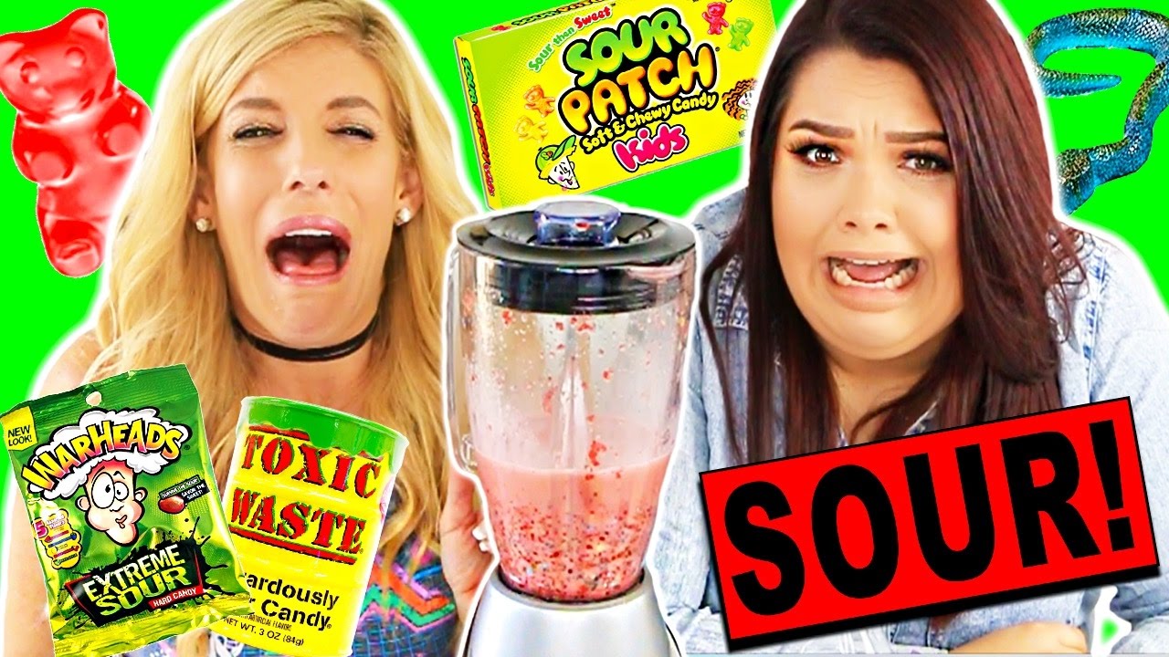 SOUREST GUMMY DRINK IN THE WORLD CHALLENGE! (Toxic Waste, Warheads, Citric Acid)