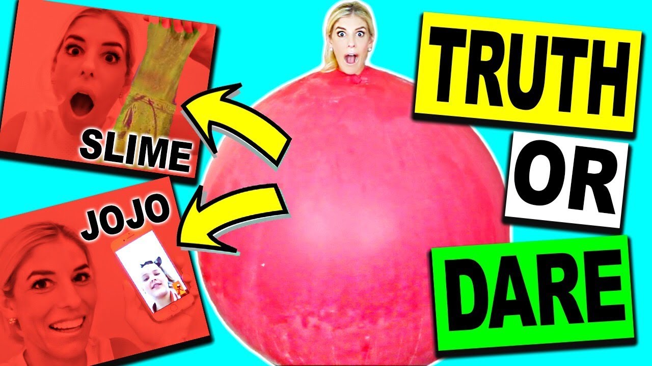 TRUTH OR DARE INSIDE A GIANT BALLOON CHALLENGE!!