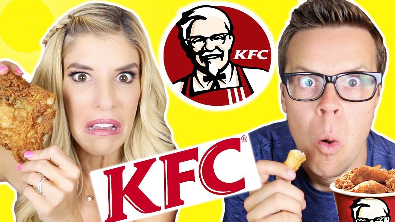 Tasting KFC Fast Food