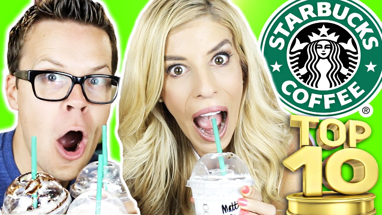 Trying Starbucks TOP 10 Secret Menu Frappuccinos!