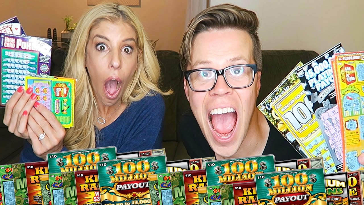 SCRATCHING LOTTERY TICKETS! HOW MUCH DID WE WIN? (Day 132)