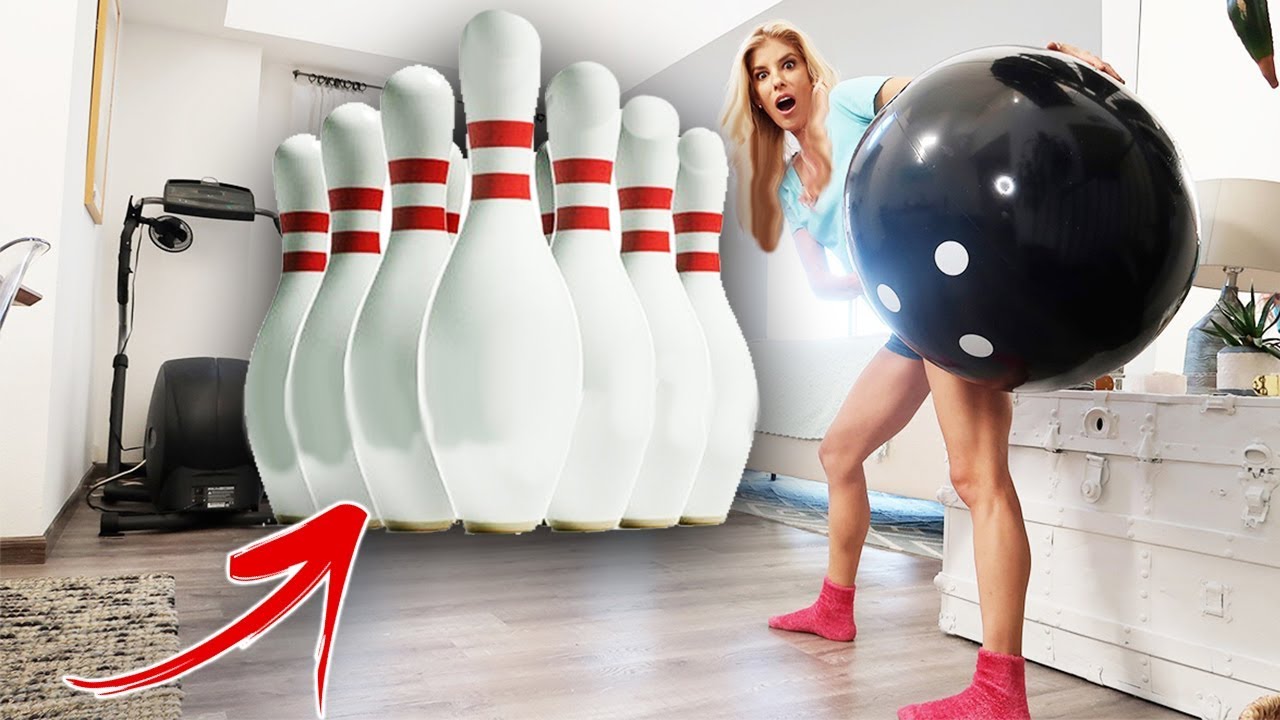 Transforming our Living Room into  a Giant Bowling Alley!