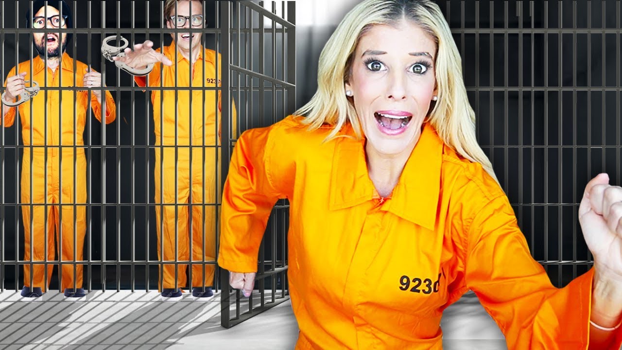Escaping GMI Prison in GAME MASTER Escape Room in Real Life! | Rebecca Zamolo
