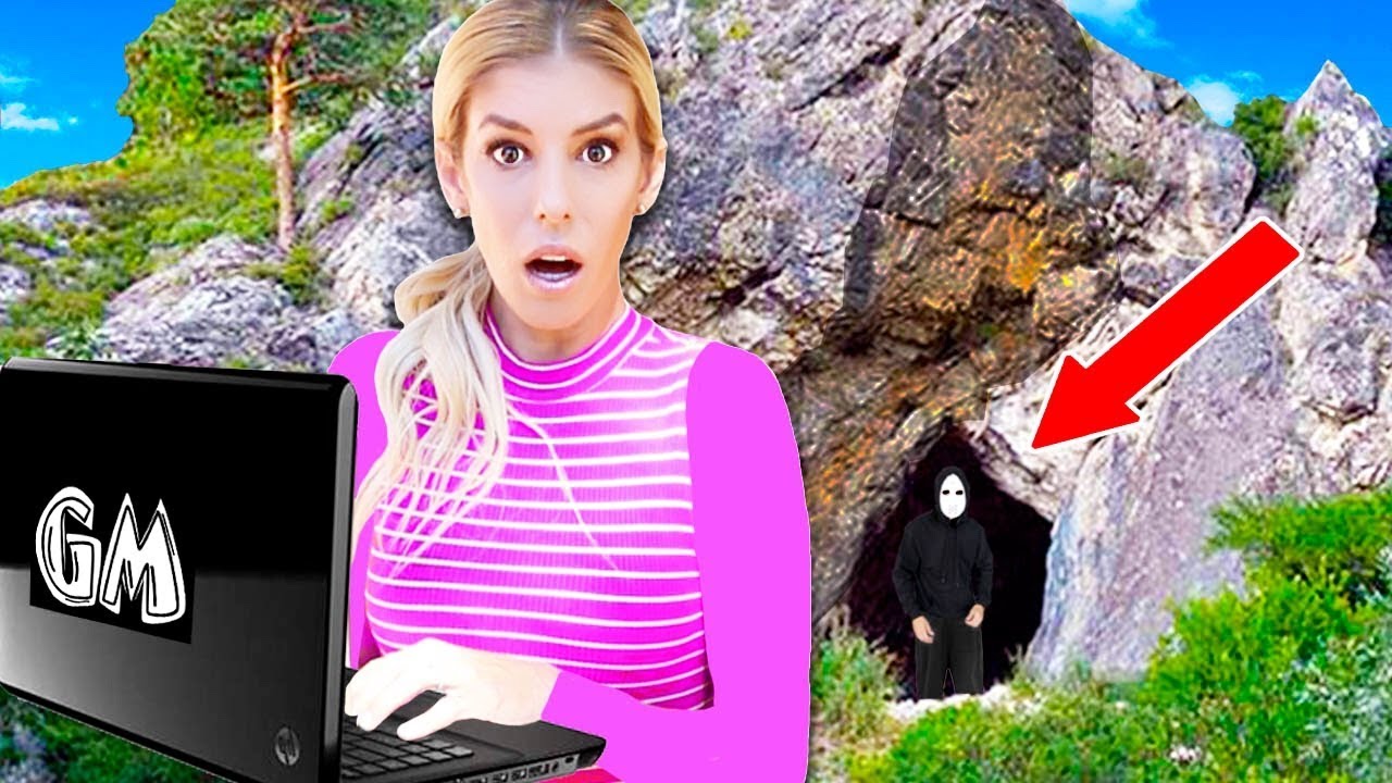 Finding GAME MASTER Top Secret Laptop in Abandoned Cave! (Exploring mystery clues)