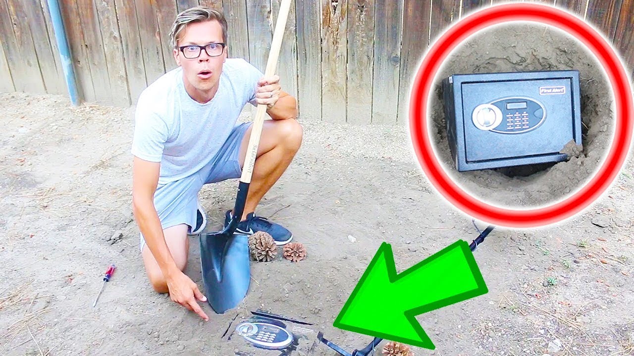 Found a Secret Hidden Safe Abandoned in Our Backyard (Behind our House! )
