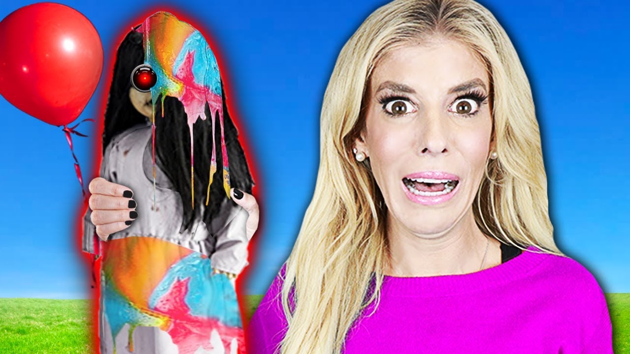 Hydro Dipping CREEPY DOLL For Game Master! (WORST DIY Crafts Challenge) | Rebecca Zamolo