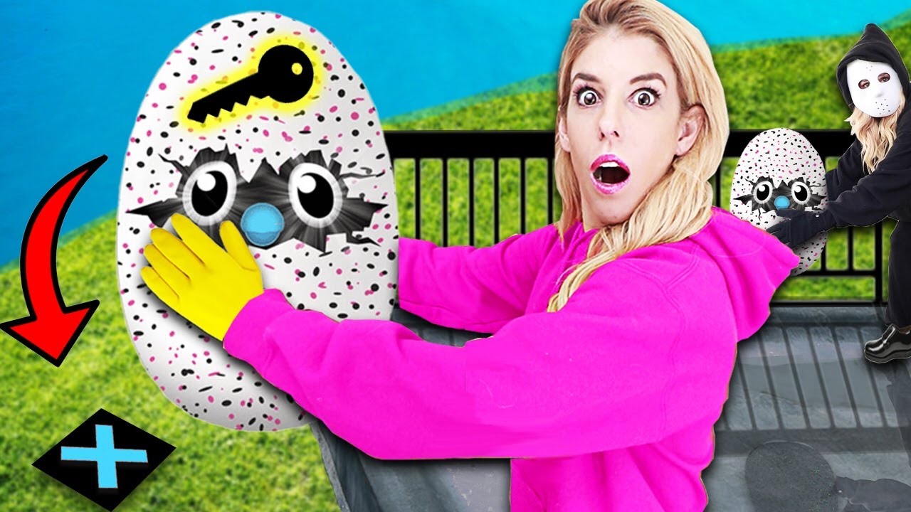 LAST TO DROP Wins GAME MASTER Spy Gadget Hatchimals from 45ft! (Rebecca Zamolo Twin Found Spying)
