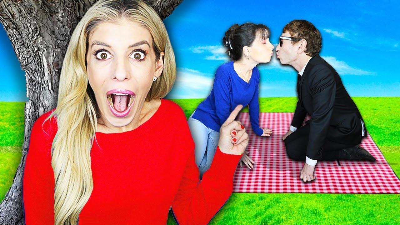 Spying on BEST FRIEND FIRST DATE with Her CRUSH! (Kissing to get Event Secret) | Rebecca Zamolo