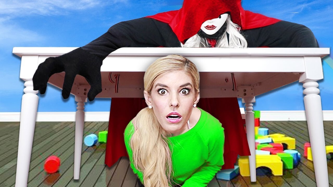 The BEST Hiding SPOT! Hide and Seek with Game Master inside Giant FUN HOUSE to trick Hacker!