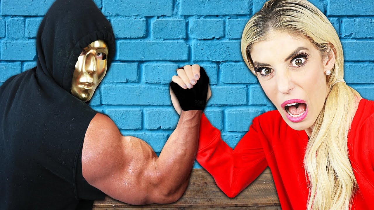 Can You Beat This Girl at Arm Wrestling? (Final Game with Surprising End to Tunnel System Mystery)
