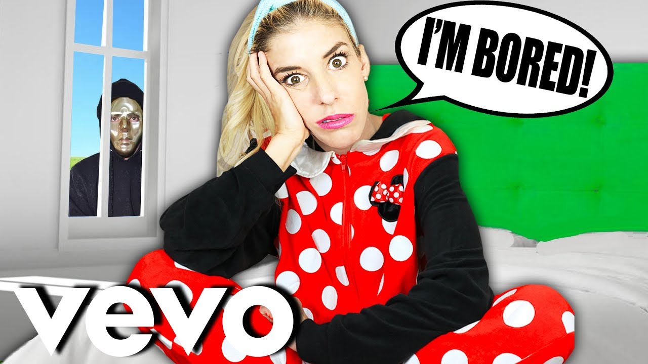 Rebecca Zamolo Official Bored at Home Music Video! (Funny 24 Hour Song Challenge after Face Reveal)