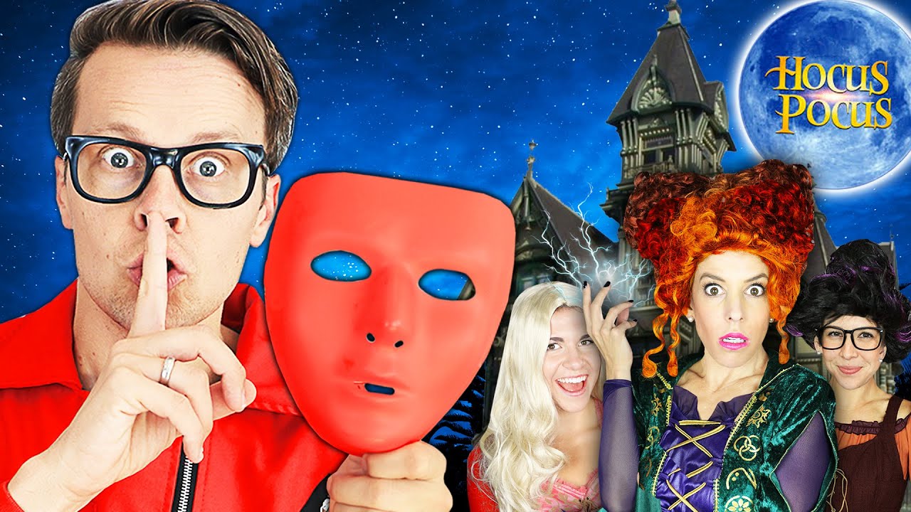 I am the IMPOSTER! Surprising My Friends in HOCUS POCUS Movie in Real Life for 24 Hours!
