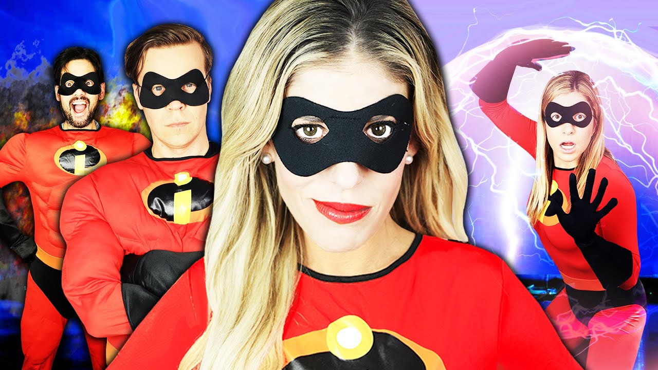 Giant INCREDIBLES But in Real Life Game PART 2! | Rebecca Zamolo