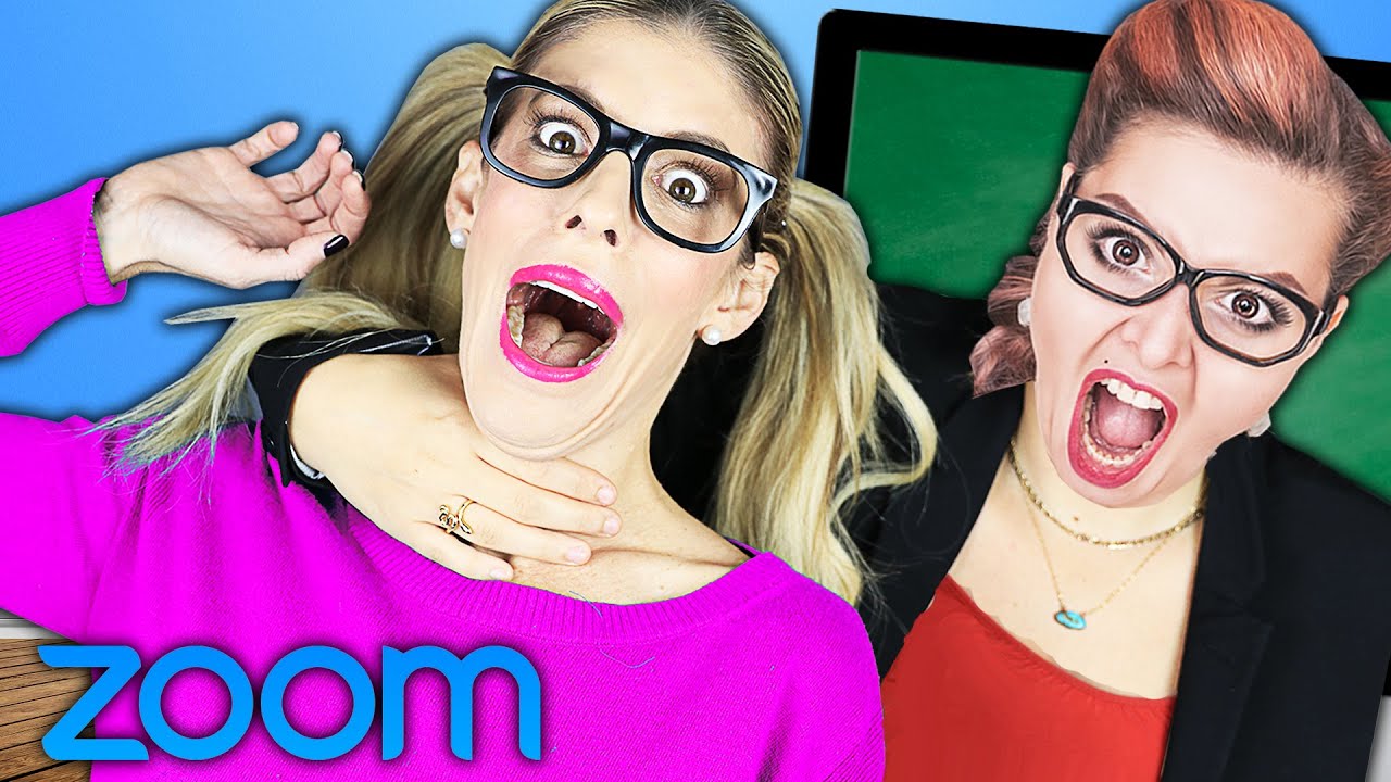 We Crashed Real Zoom School Classes by Hacking In! (Bad Idea) Rebecca Zamolo