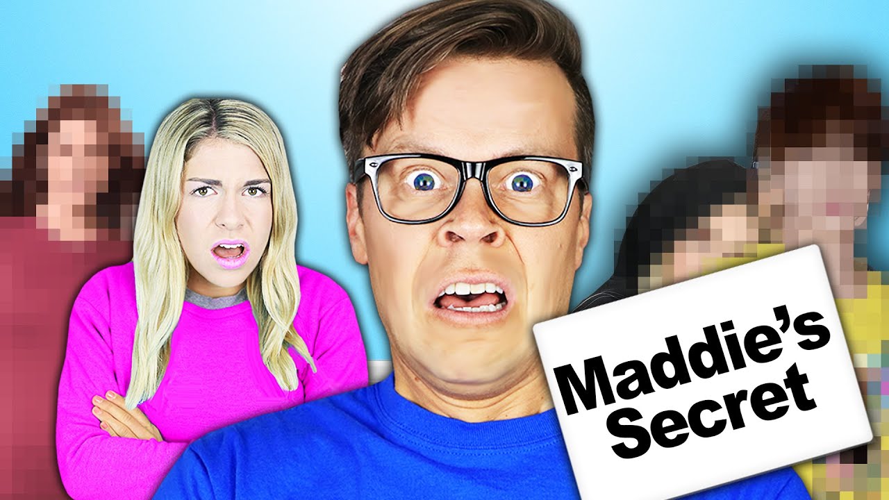 Maddie SECRET REVEAL with Strangers in Our HOUSE Challenge!