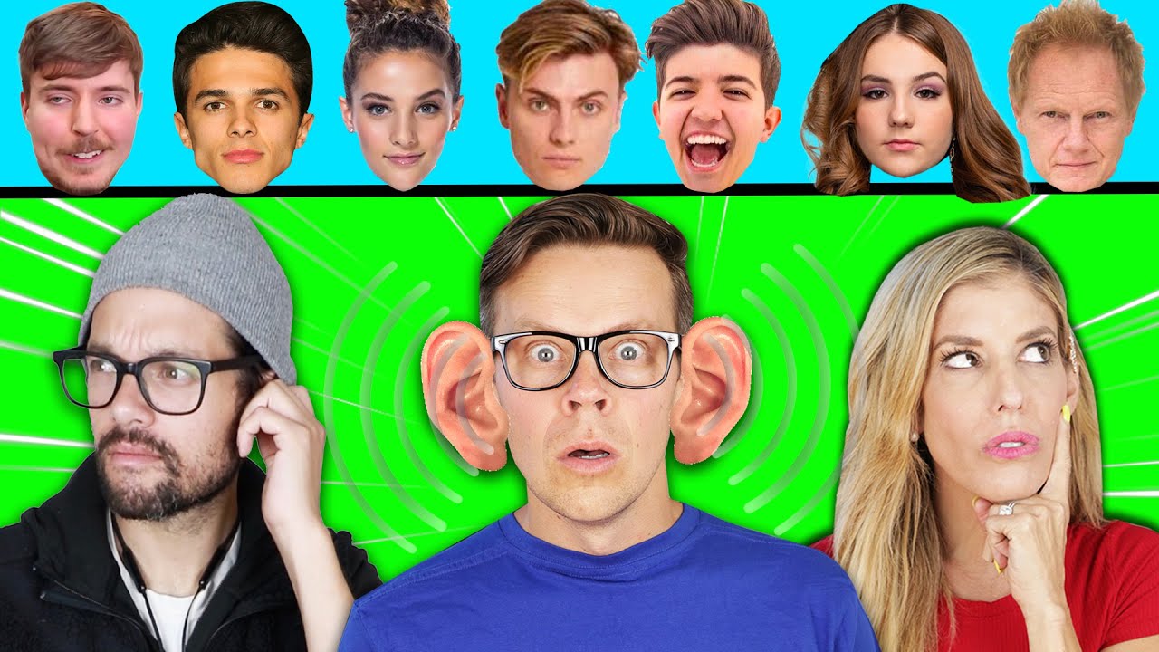 Guessing YouTubers Using ONLY Their Voice Challenge to Find Hacker
