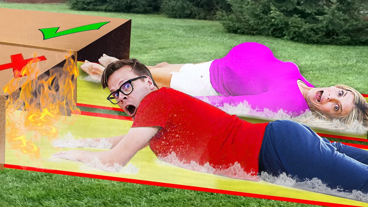 Don't CHOOSE the WRONG Slip N Slide Truth or Dare Challenge