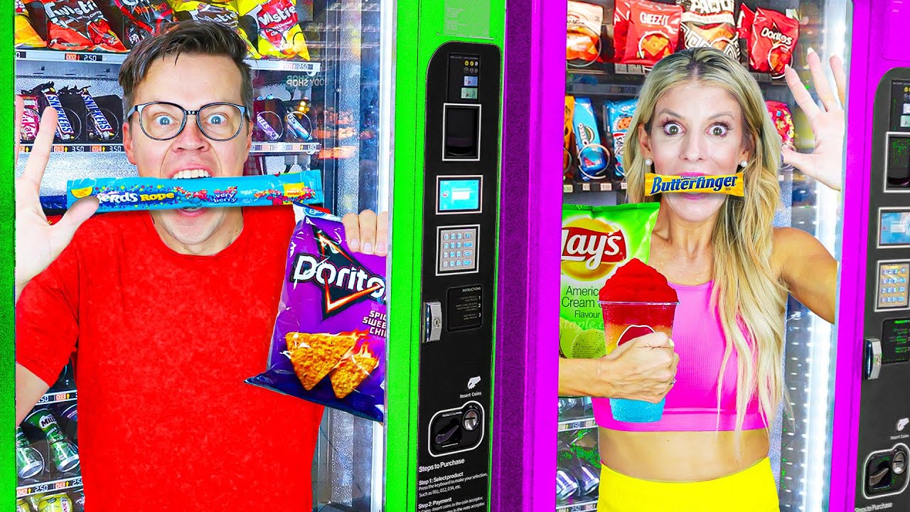 Eating Only Vending Machine Food for 24 Hours