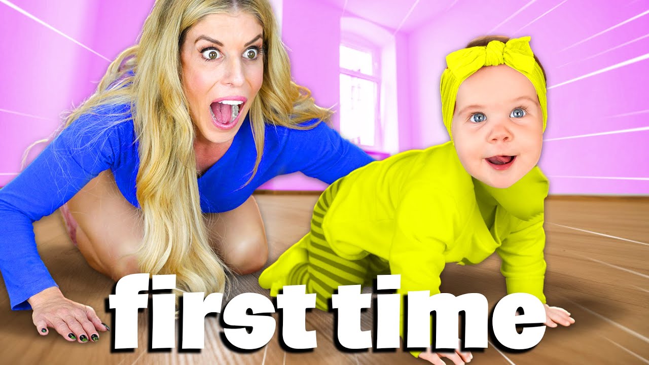 My Daughter Crawls For First Time (Emotional)
