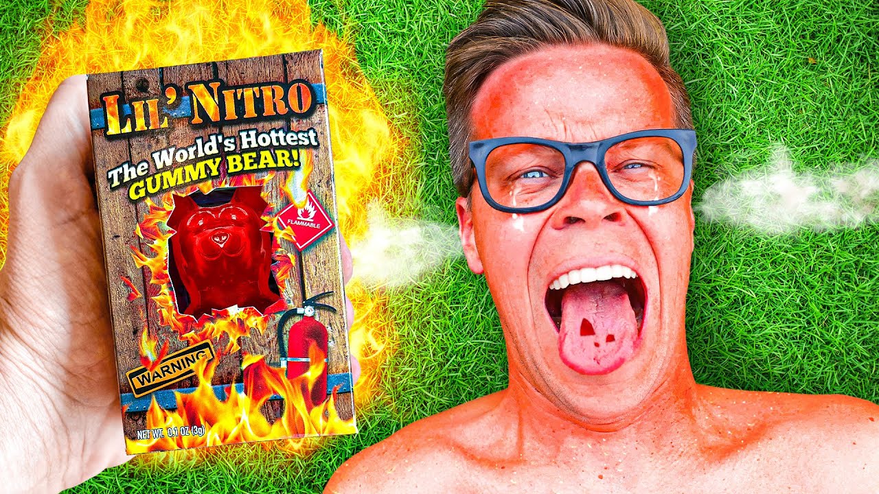 Surviving the Worlds Spiciest Gummy (Hotter Than Once Chip Challenge)