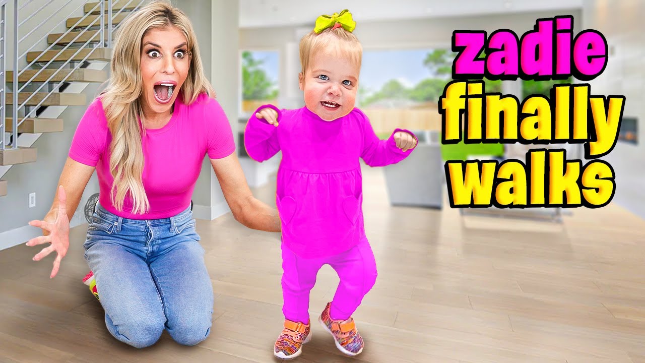 Daughter Walks for First Time *emotional*