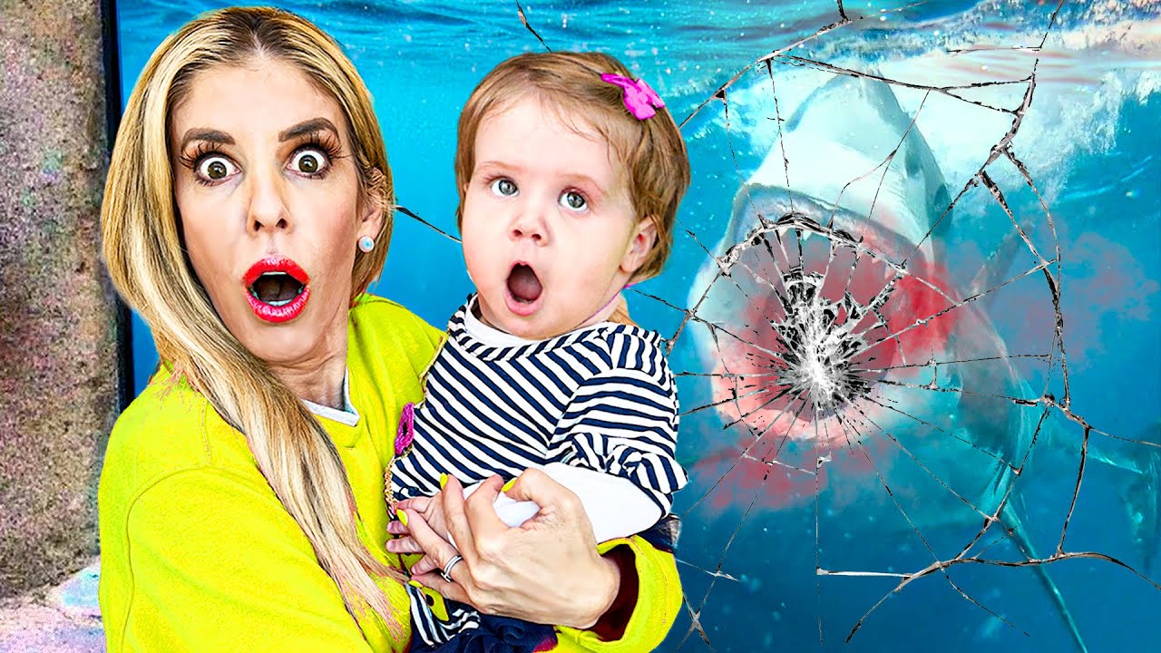 Daughter Meets a Shark For First Time *bad idea*